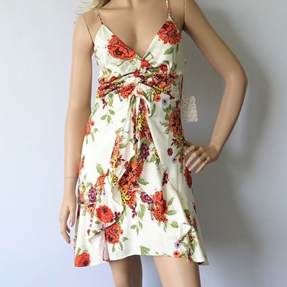 Free People Happy Heart Mini Dress 